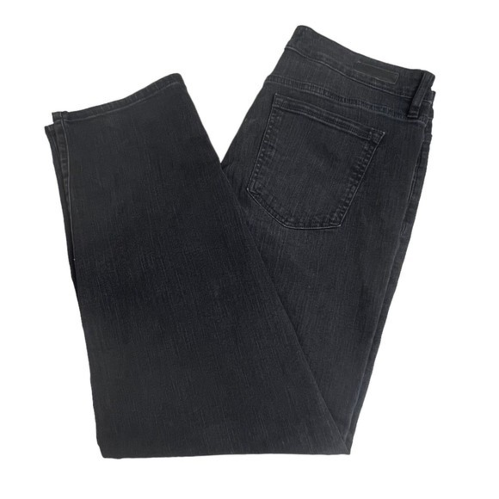 Social Standard By Sanctuary Womens Faded Black High Rise Slim Straight Jeans 14
